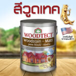 วูดเทคสีย้อมไม้ โปร่งแสง-ด้าน: โชว์ลายไม้ชัดเด่น ไม้ที่มีลายสวย