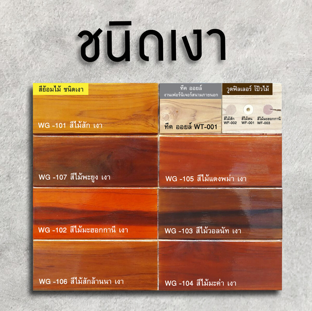 วูดเทคสีย้อมไม้ โปร่งแสง-เงา: โชว์ลายไม้ชัดเด่น ไม้ที่มีลายสวย - Image 2