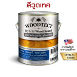 วูดเทค ไฮบริด-ไพรเมอร์ น้ำมันรองพื้นกันยางไม้ & อุดร่องเสี้ยนในตัว WOODTECT Hybrid-Primer