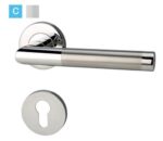 HAFELE STAINLESS STEEL LEVER HANDLE SET - PREMIUM RANGE (ชุดมือจับก้านโยกประตูสแตนเลสสตีล ร่นพรีเมียม) 499.10.126 - Image 3
