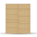 บานประตูโมเดิร์น ปิดผิวลามิเนต DL17