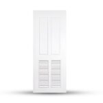 บานประตูลูกฟัก แบบใส่เกล็ด UPVC 005