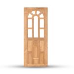 บานประตูไม้สักอบแห้ง TD009