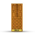 บานประตูไม้สักอบแห้ง เกรดA SD016