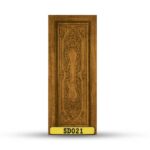 บานประตูไม้สักอบแห้ง เกรดA SD021