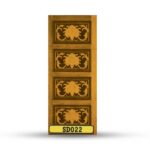 บานประตูไม้สักอบแห้ง เกรดA SD022