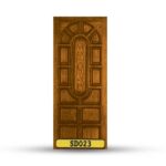 บานประตูไม้สักอบแห้ง เกรดA SD023