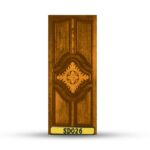 บานประตูไม้สักอบแห้ง เกรดA SD026