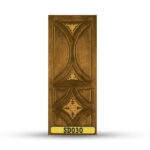 บานประตูไม้สักอบแห้ง เกรดA SD030