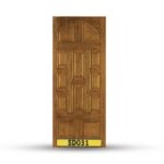 บานประตูไม้สักอบแห้ง เกรดA SD031