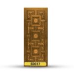 บานประตูไม้สักอบแห้ง เกรด A  SD037