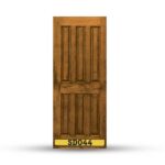 บานประตูไม้สักอบแห้ง เกรด A  SD044