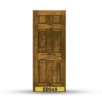 บานประตูไม้สักอบแห้ง เกรด A  SD049
