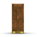 บานประตูไม้สักอบแห้ง เกรด A  SD051