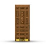 บานประตูไม้สักอบแห้ง เกรด A  SD052