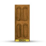บานประตูไม้สักอบแห้ง เกรด A  SD054