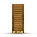 บานประตูไม้สักอบแห้ง เกรด A  SD057