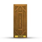 บานประตูไม้สักอบแห้ง เกรด A  SD058