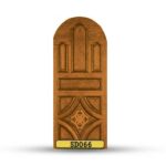 บานประตูไม้สักอบแห้ง เกรด A  SD066