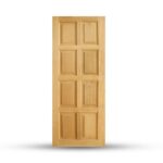 บานประตูไม้เนื้อเเข็งอบแห้ง เกรดA KD006