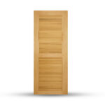 บานประตูไม้เนื้อเเข็งอบแห้ง เกรดA KD013