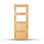 บานประตูไม้เนื้อเเข็ง กุลพันธ์12