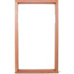 วงกบหน้าต่างไม้กาเปอร์ 1ช่องเกล็ด