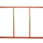 วงกบหน้าต่างไม้กาเปอร์ 3ช่องเปิด